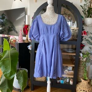 Puff sleeve dress nwt